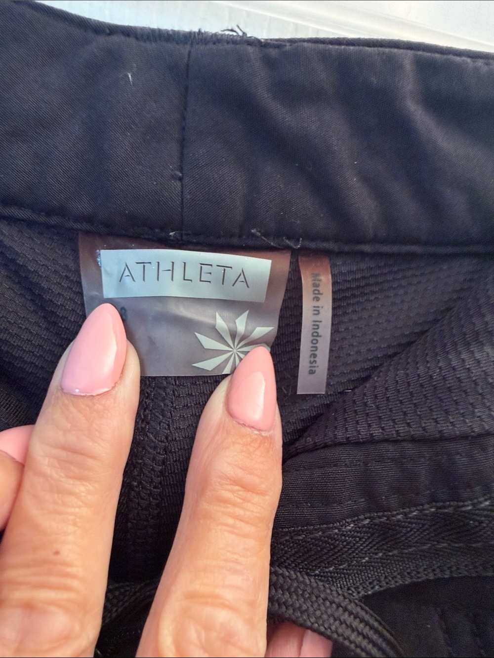 Athleta Black Athletic Skort with Inner Shorts - Picture 2 of 7